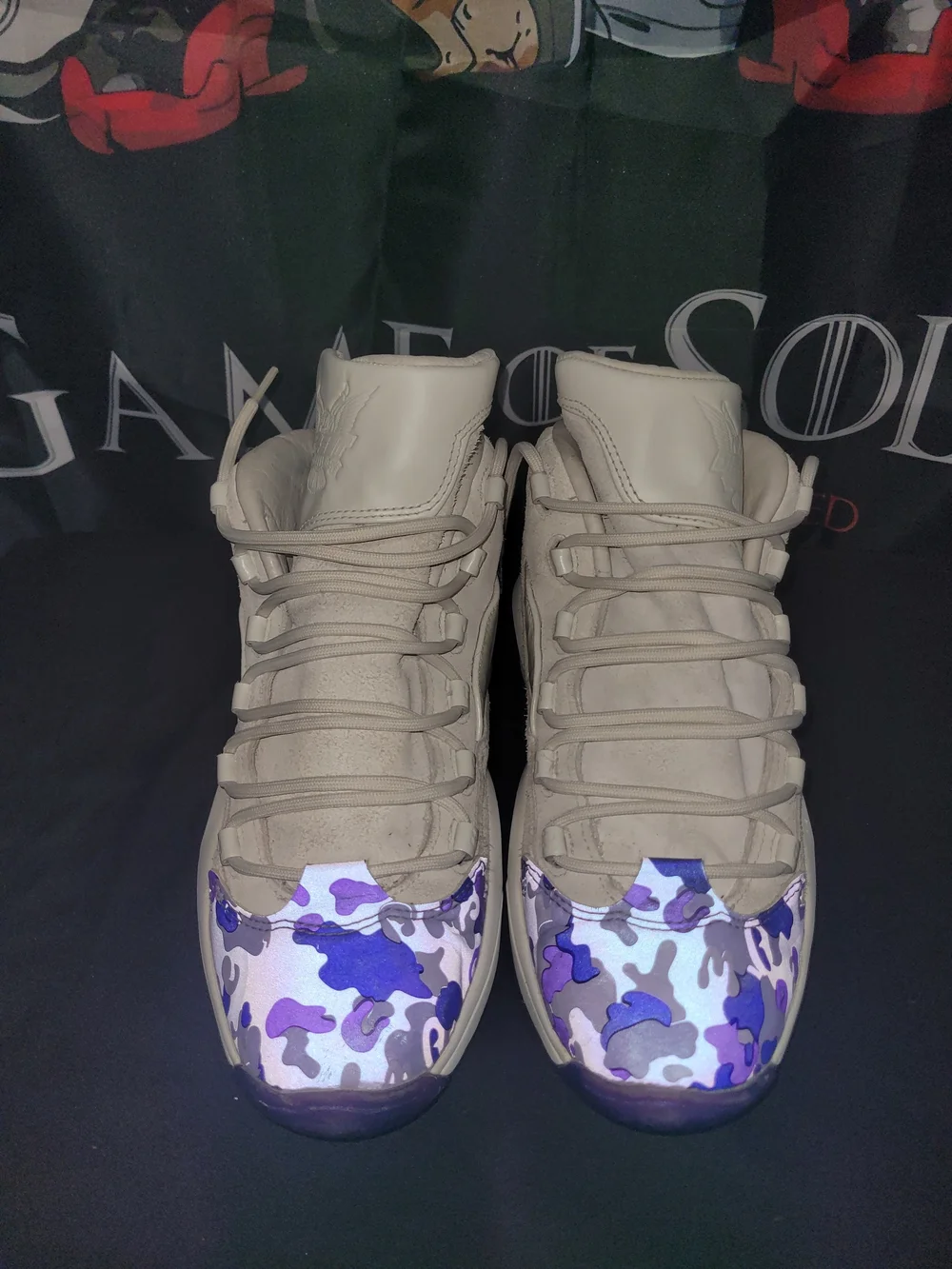 Reebok Question Mid Sneakers Cam'Ron DipSet Purple Camo
